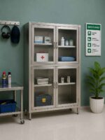 lemari stainless multifungsi CDS11 pintu kaca