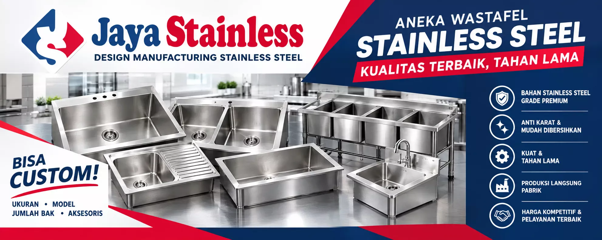 Wastafel Stainless Kitchen Sink