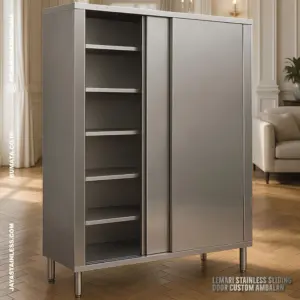 lemari-pakaian-stainless-1 sliding door