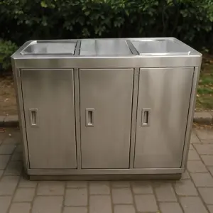 Tempat Sampah Pilah Stainless