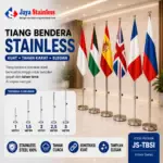 tiang bendera stainless steel js_11zon