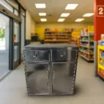 Stainless Steel Cabinet at Retail Entrance_11zon