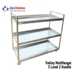 Trolley-Multifungsi-3-Level-2-Handle