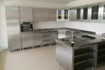 crop stainless modern kitchen