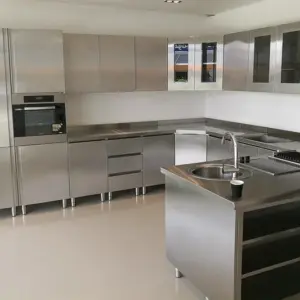 desain modern dapur stainless