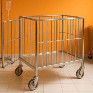troli stainless terbuka