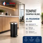 tempat sampah stainless steel 25 liter injak_11zon