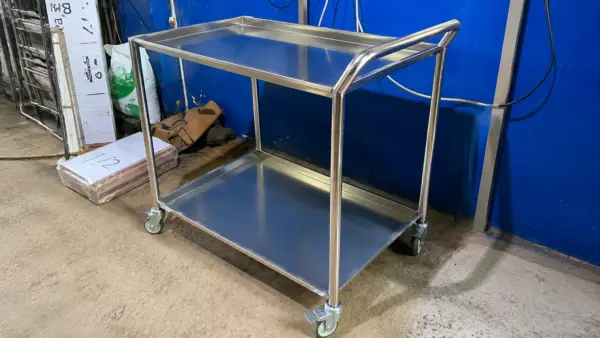 Trolley Stainless 1 Unit Pesanan RS Metropolitan Medical Centre.